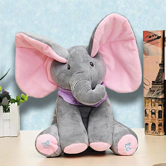 Peek-a-boo Elephant Plush Toy image 0