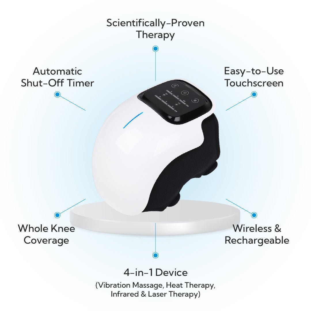 Knee Massager with Heat Therapy | Pain Relief & Joint Recovery - Portable Heated Knee Massage for Comfort & Mobility image 3
