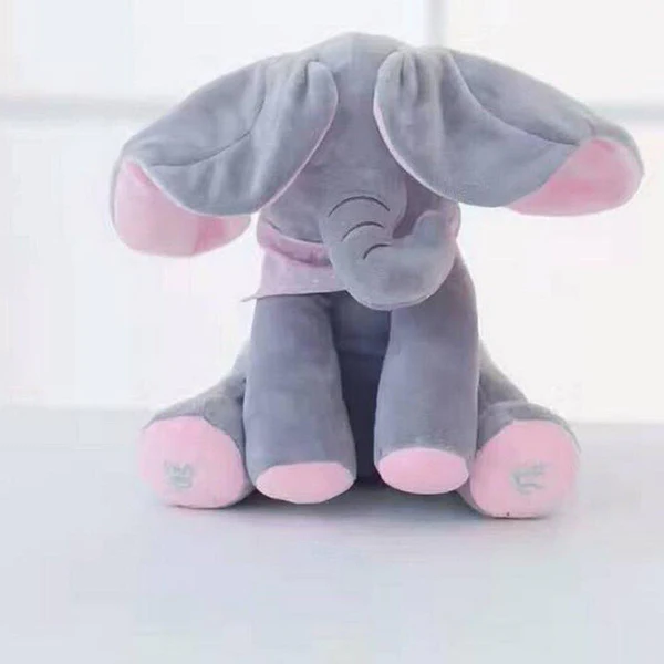 Peek-a-boo Elephant Plush Toy image 1
