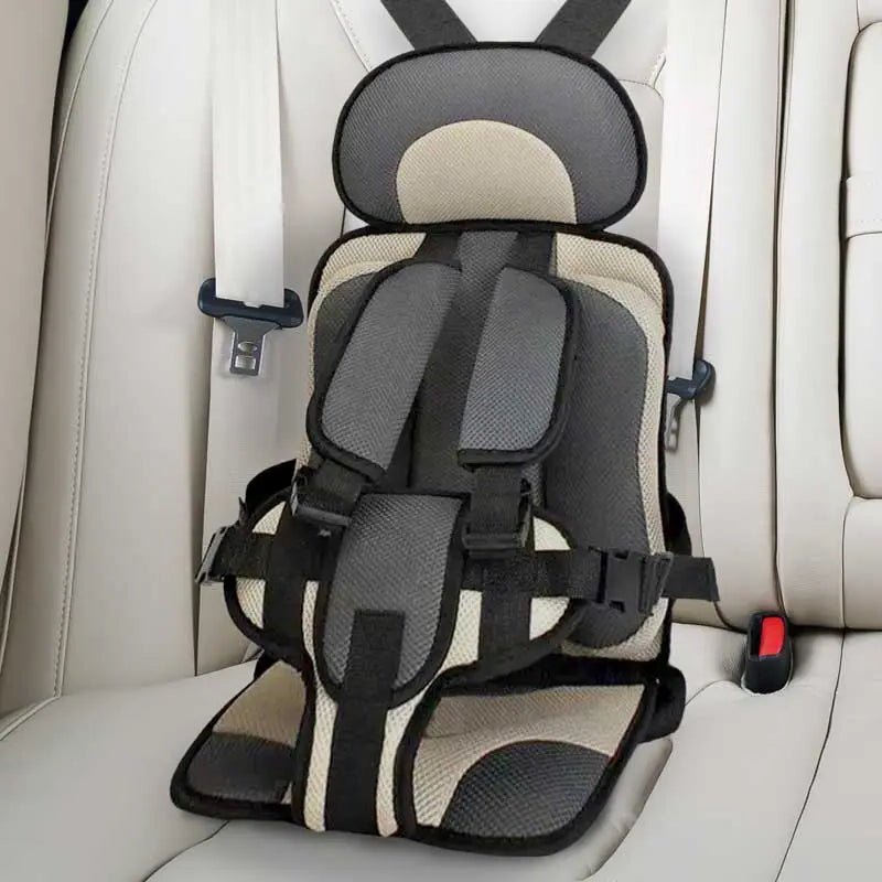 Child Protection Car Cushion Seat - Charcoal, Large (4-12 years) image