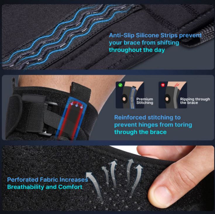 Adjustable Hinged Knee Brace For Meniscus Tear image 4