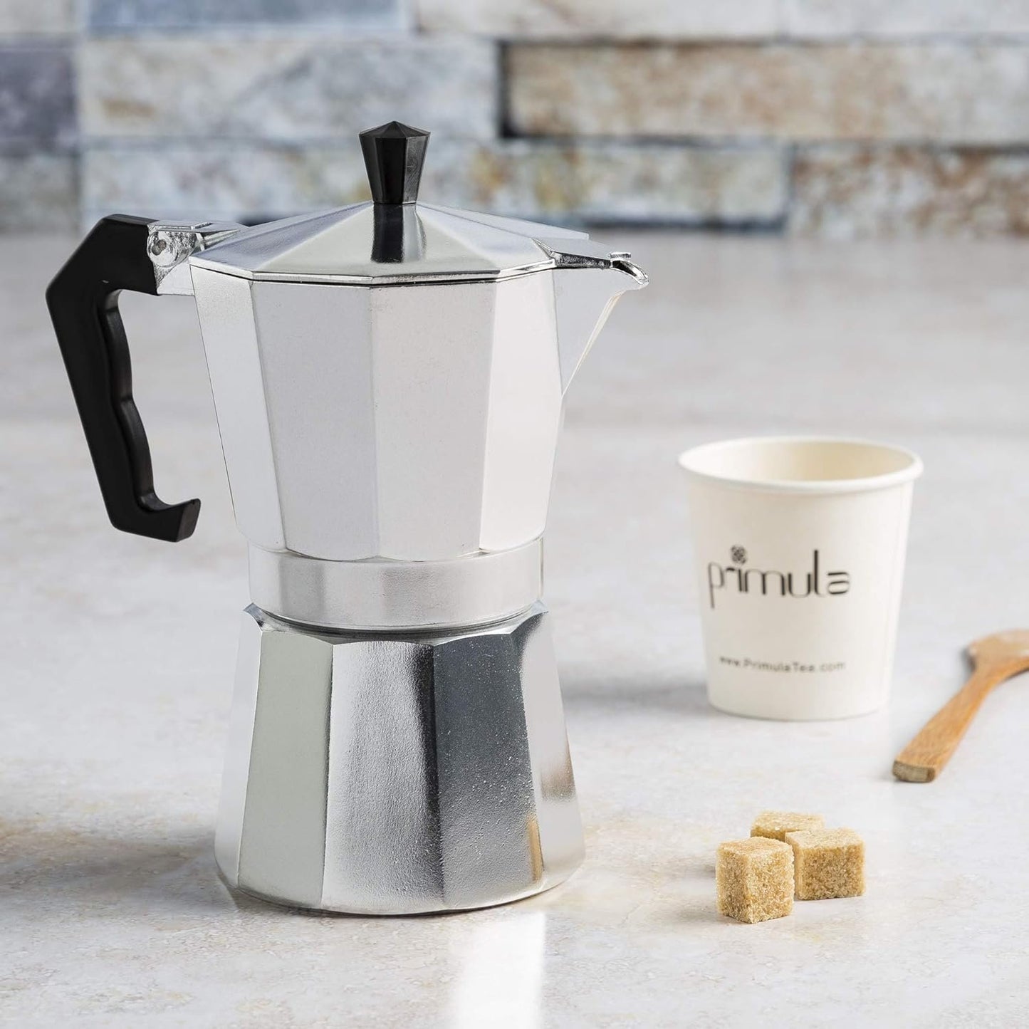 Classic Stovetop Espresso and Coffee Maker, Moka Pot for Italian and Cuban Café Brewing image 4