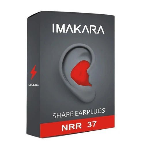 Ear Plugs for Snoring – Noise-Reducing Silent Earplugs for Sound Elimination and Peaceful Sleep - Red image