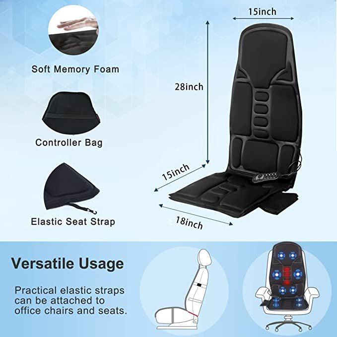 Premium Massage Chair Pad - Top Rated Car Seat Massager image 4