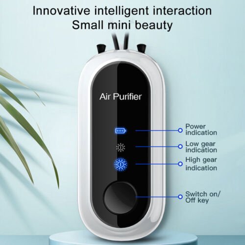 Personal Mini Air Purifier Necklace | Wearable Air Purifier with USB Charging image 5