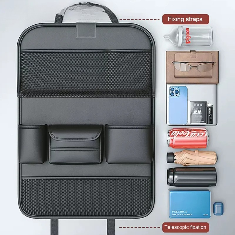 Car Back Seat Organizer With Tablet Holder image 1