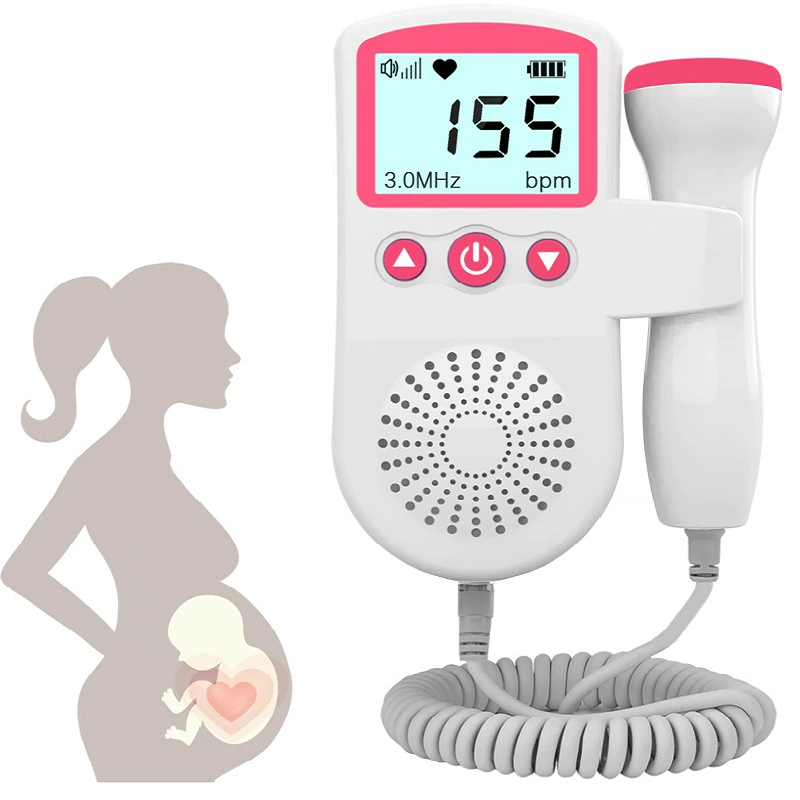 Fetal Doppler Heart Rate Monitor Home Pregnancy Baby Fetal Heart Rate Sound Detector image 7