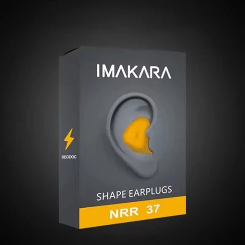 Ear Plugs for Snoring – Noise-Reducing Silent Earplugs for Sound Elimination and Peaceful Sleep - Yellow image