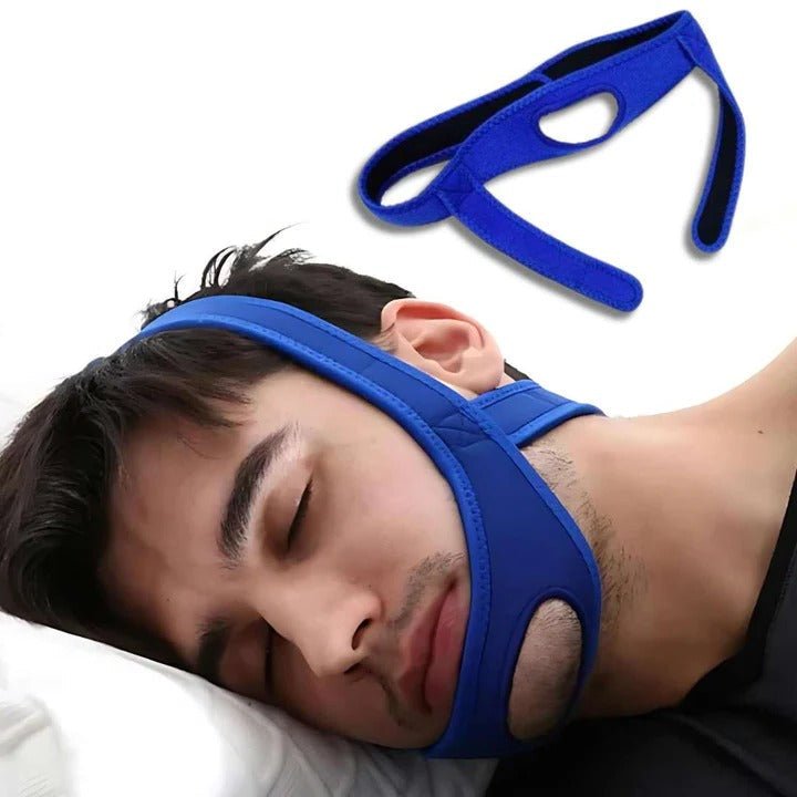 Full Head Chin Strap for Snoring Relief | Sleep Apnea Support - Comfortable - Night Use image 0