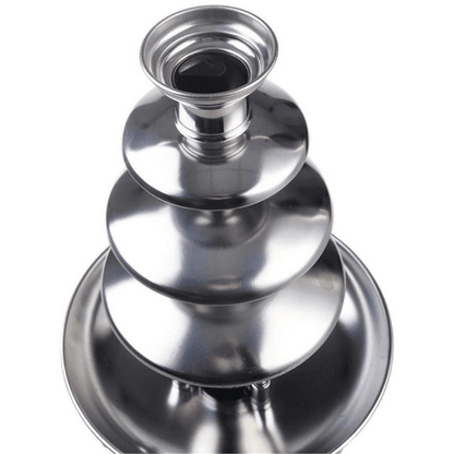 4 Tier Chocolate Fondue Fountain Stainless Steel Machine image 6