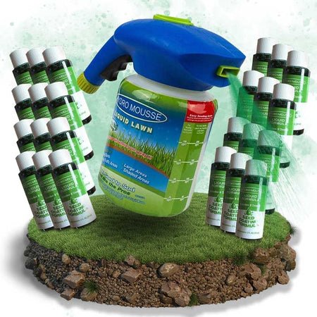 Liquid Lawn Hydro Mousse Spray On Grass Seed image 0
