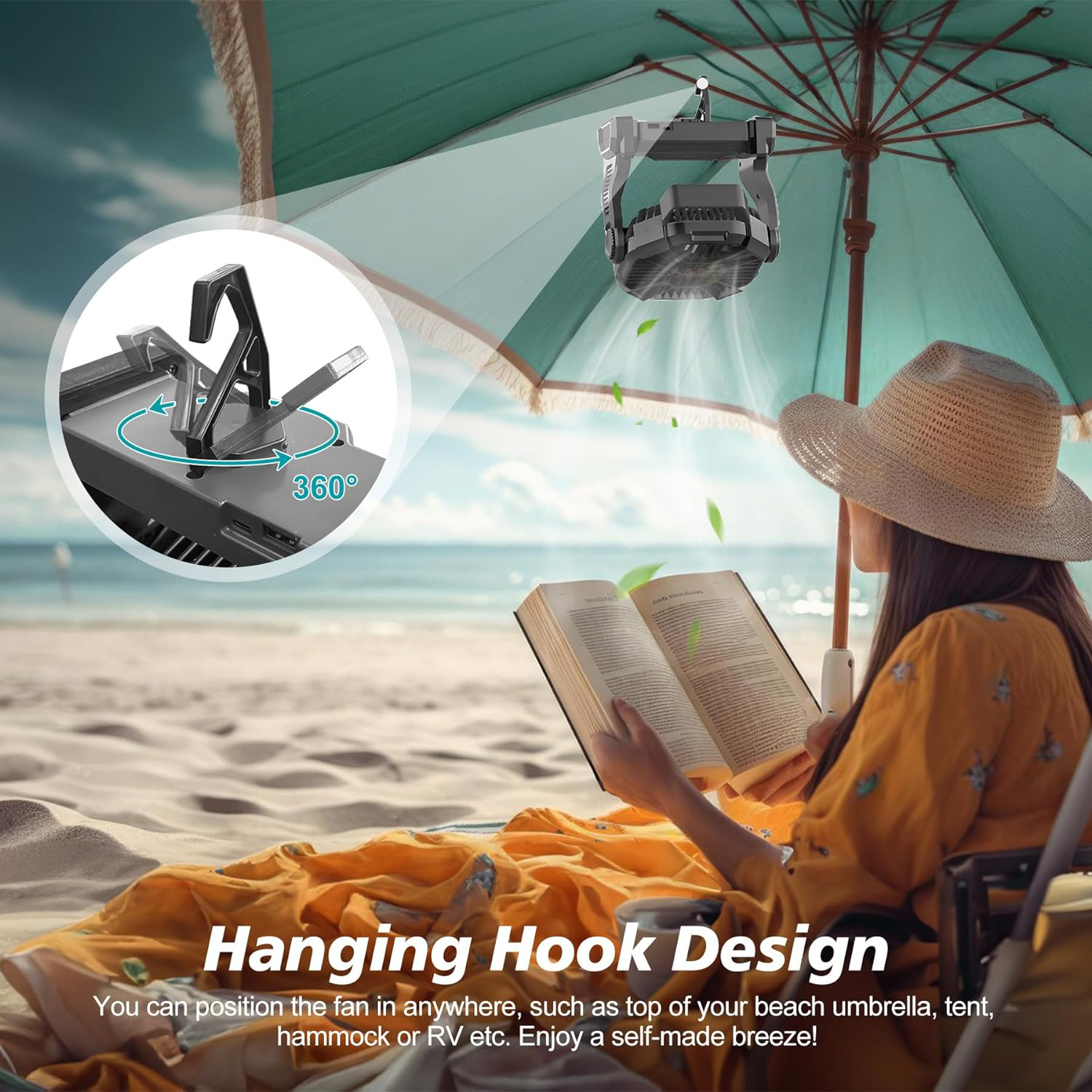 Portable Rechargeable Camping Fan image 4