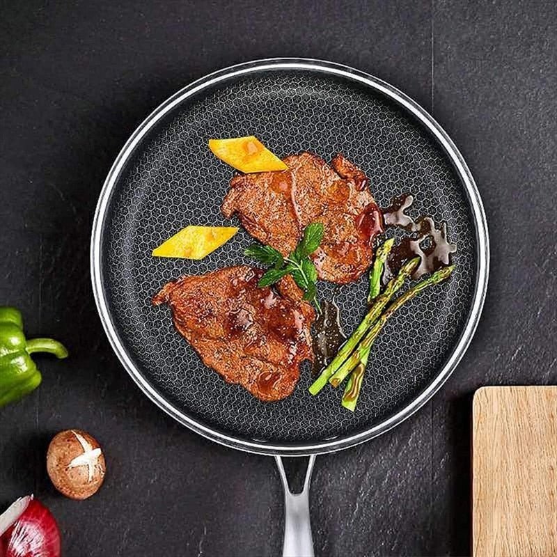 Non-Stick Stainless Steel Frying Pan image 2