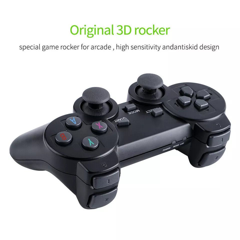 HDMI 4K TV Game Stick Console | 64GB with 20,000+ Retro Games & 2 Wireless Gamepads image 1
