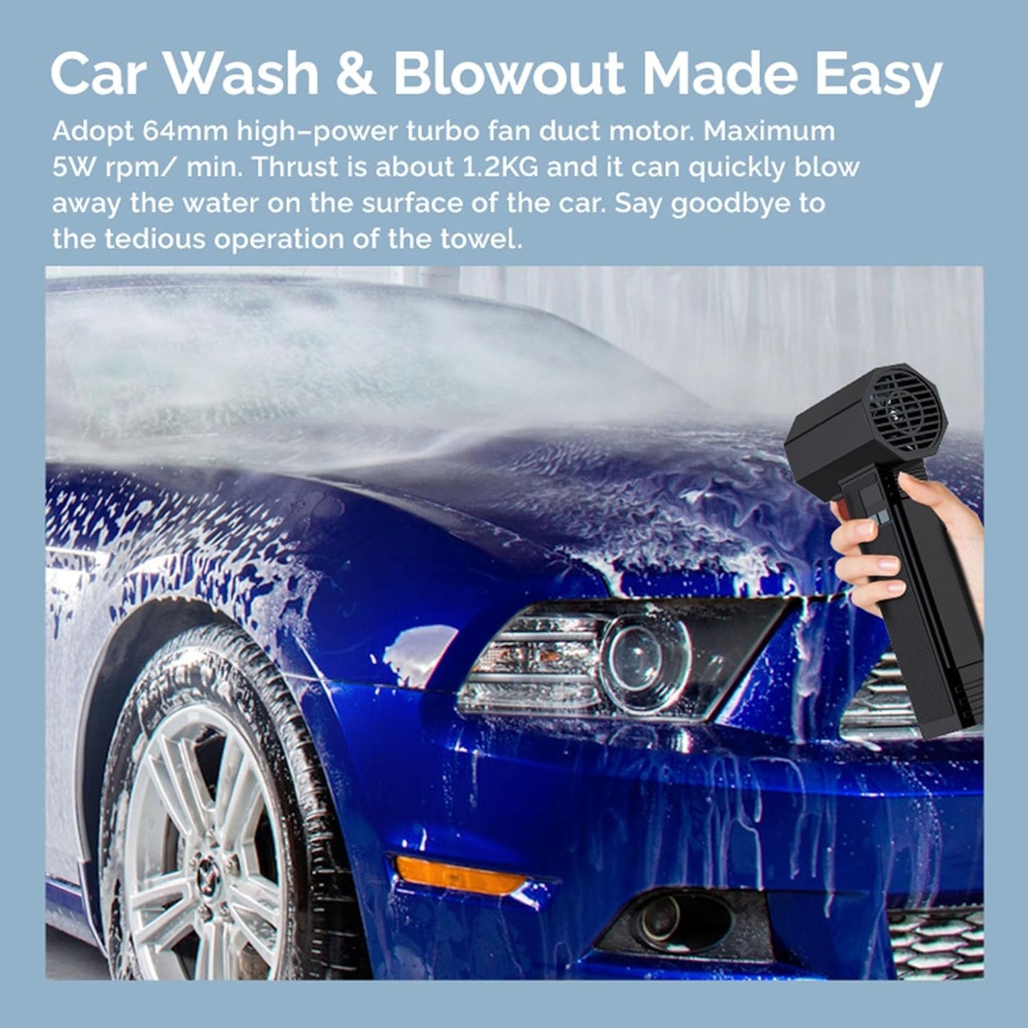Turbo Clean Cordless Air Blower image 1