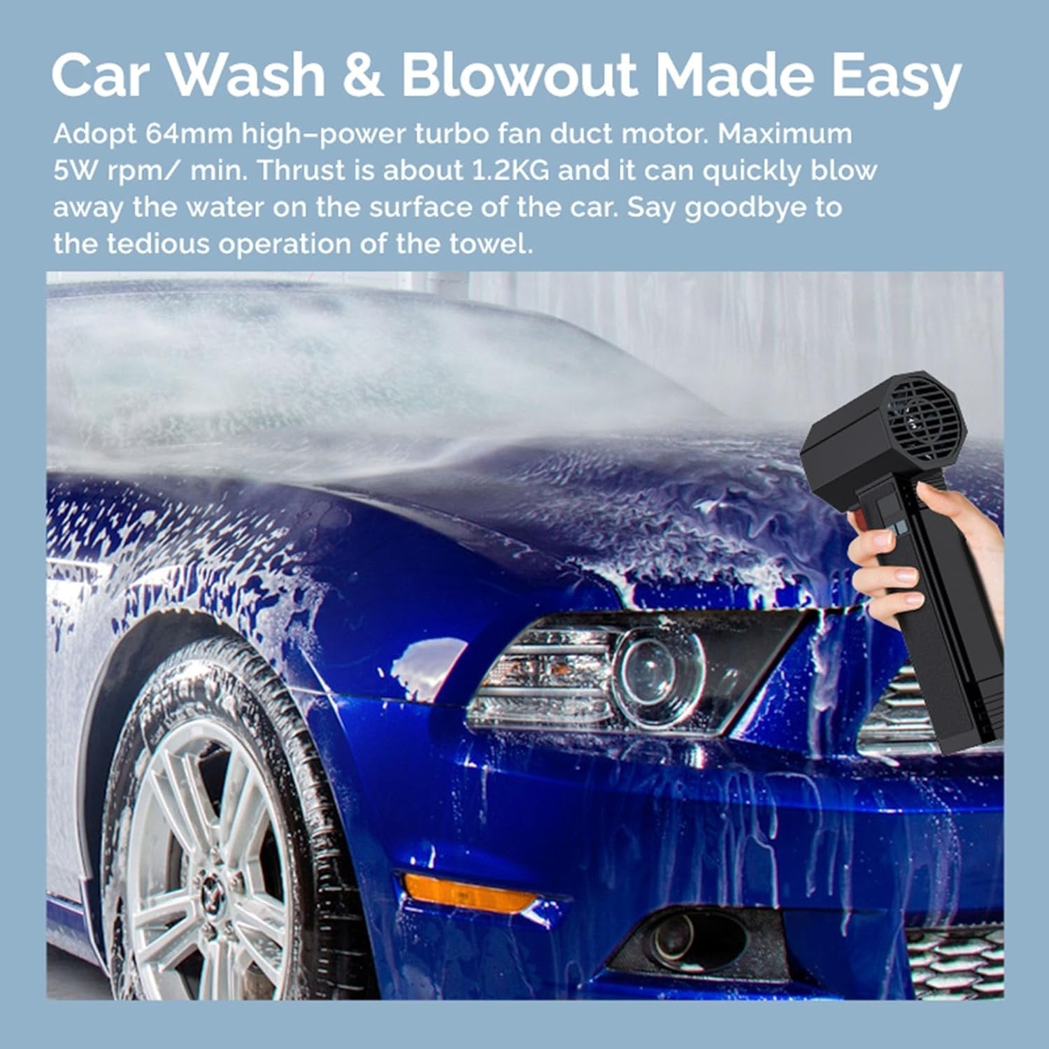 Turbo Clean Cordless Air Blower image 1
