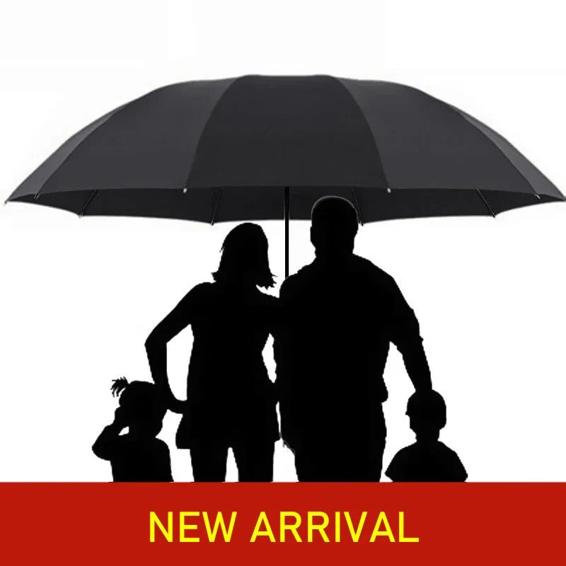 Super Large Folding Umbrella - Black image