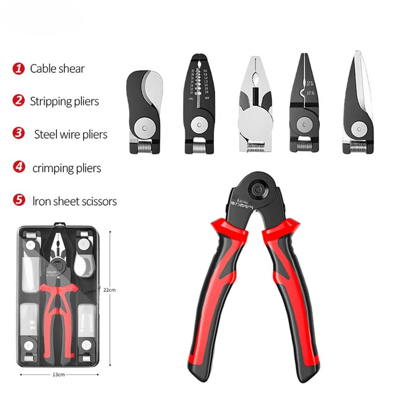 5-in-1 Electric Multifunctional Pliers Set image 2