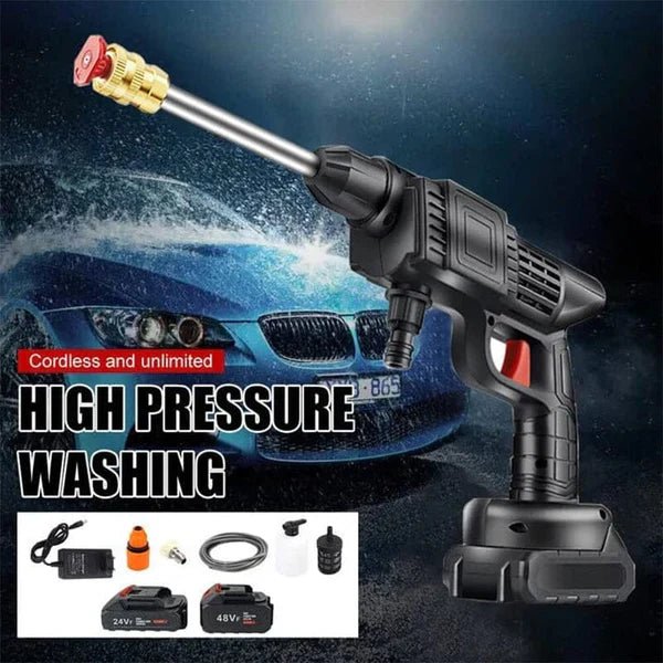 Cordless Portable High Pressure Spray Water Gun Set image 1