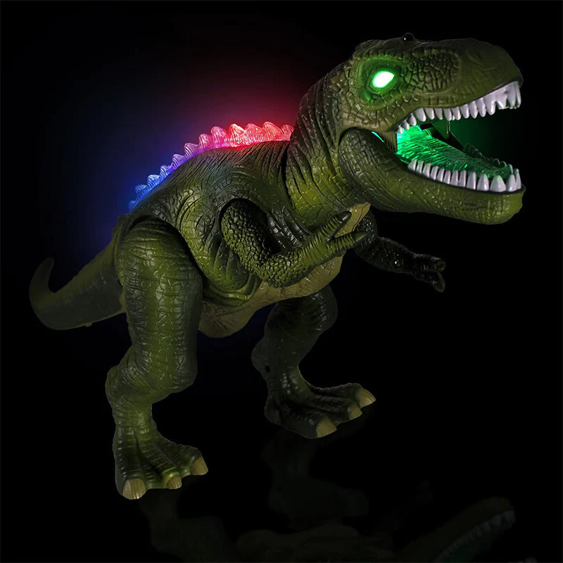 Remote Control T-Rex Dinosaur With LED Light Up, Walking & Roaring Realistic Dinosaur Toys image 2