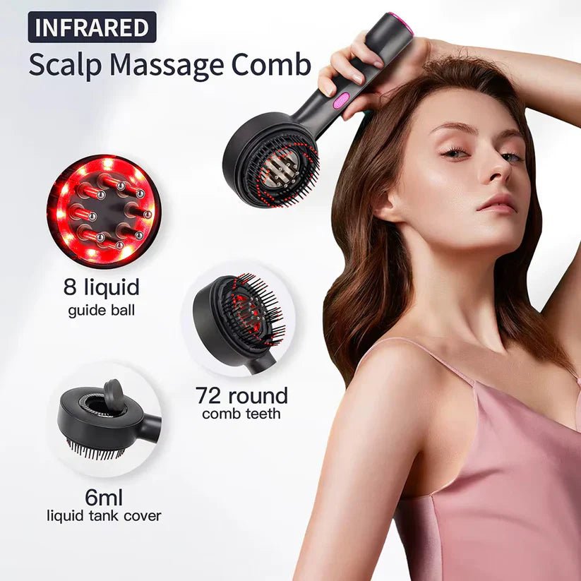 Hair Growth Massage Comb - Red Light Scalp Massager image 2