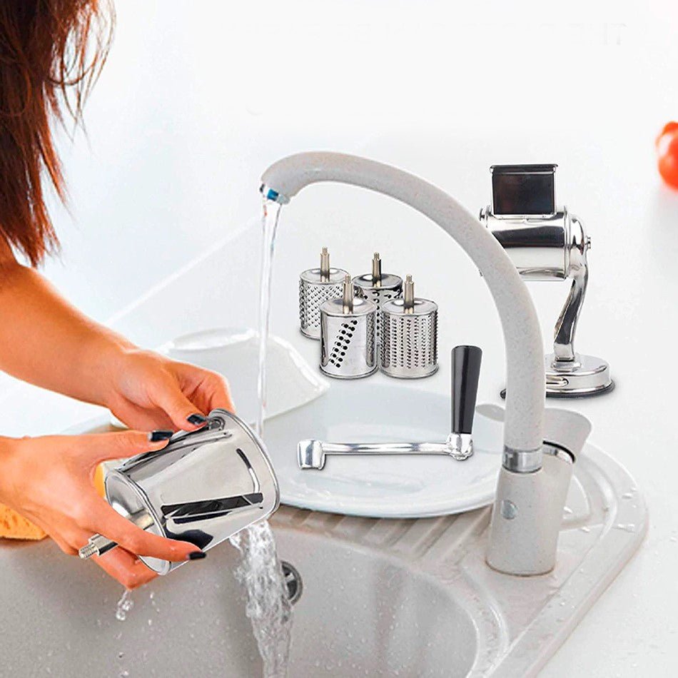 Multi-Functional Kitchen Rotary Food Grater/Shredder/Slicer image 4