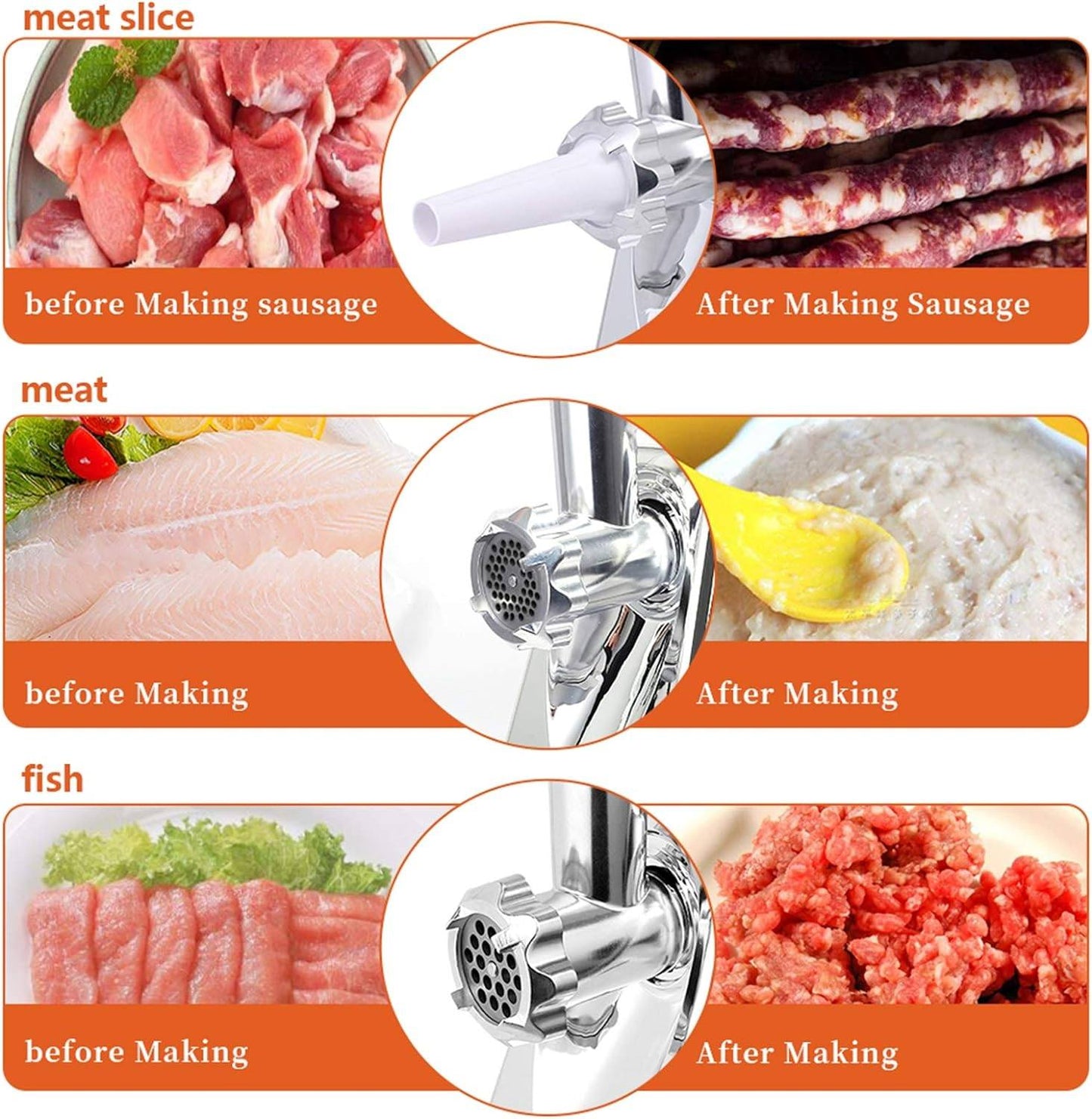Premium Electric Meat and Sausage Grinder image 4