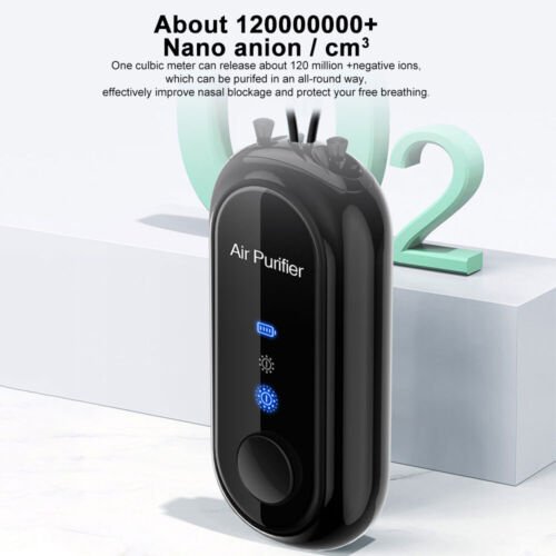 Personal Mini Air Purifier Necklace | Wearable Air Purifier with USB Charging image 6