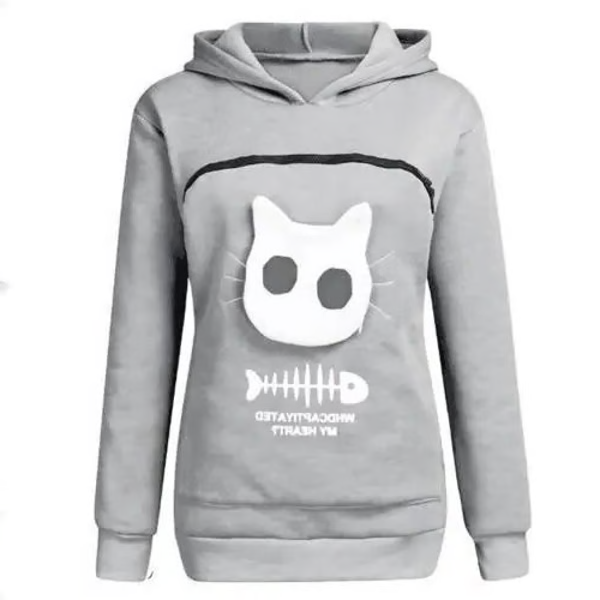 Cat Lover Hoodie Cuddle Pouch - Perfect Pet Gift image 4