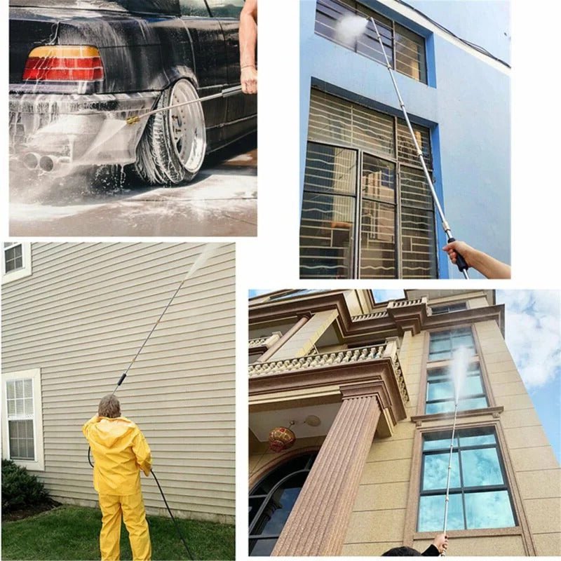 4000 PSI Telescoping High Pressure Washer Wand Set for Gutter & Roof Drainage & Walls Cleaning image 9