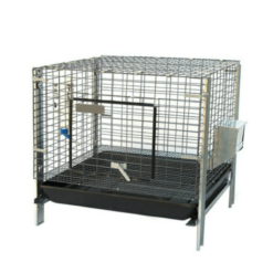 Large Indoor Rabbit Cage Wire Bunny Home 24.4"