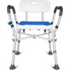 Shower Chair With Arms Bath Room Stool For Elderly