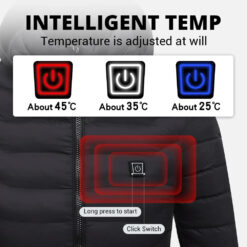 19 Areas Heated Jacket USB Men s Heating Jacket Women s Warm Vest Heated Vests Coat jpg