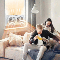 Alternative view of InstaBreeze Powerful Twin Window Cooling Fan System