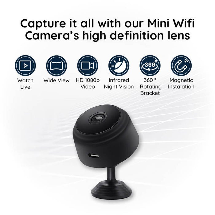 Mini Camera WiFi HD 1080P Night Vision - Image 14