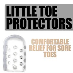 Alternative view of Silicone Anti-Friction Toe Protectors