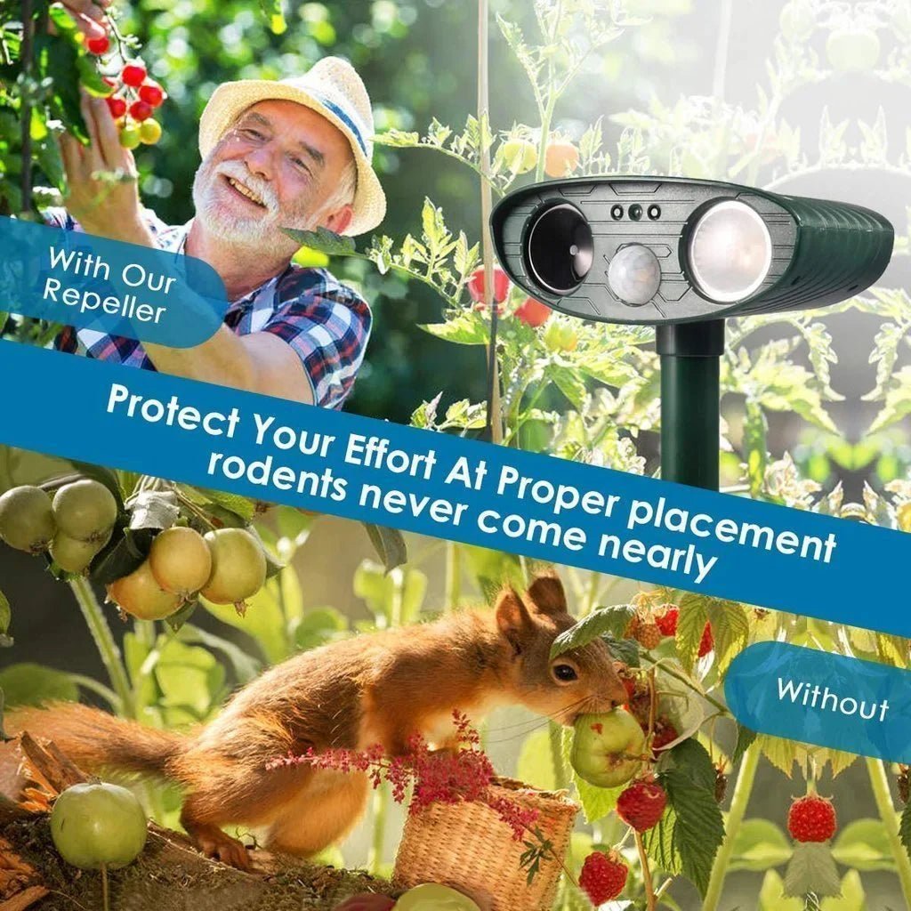 Ultrasonic Chipmunk Repeller - Solar Powered - Get Rid of Chipmunks in 48 Hours - Image 5