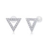 Unique Diamond Set With Moissanite Silver Earrings Luxury Fashion Diamond Earrings Stud Earrings