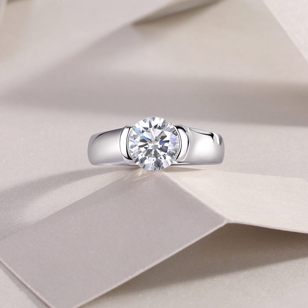 The Love Of Your Life Diamond Ring, Wedding Ring, Luxury Fashion Set With Moissanite Silver Ring - Image 6