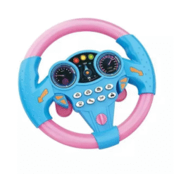Alternative view of Kid's Electric Simulation Steering Wheel Suction Attachment