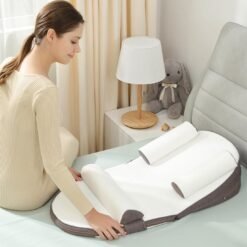 Alternative view of Baby Wedge Side Sleeping Pillow Bed Reflux Anti Roll Newborn Bed