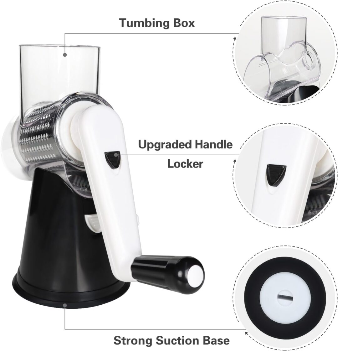 Rotary Cheese Vegetable Manual Grater - Image 2