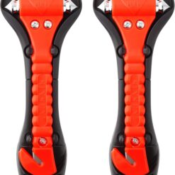 Car Safety Hammer Set Of 2 Emergency Escape Tool Auto Car Window Glass Hammer Breaker And Seat Belt Cutter