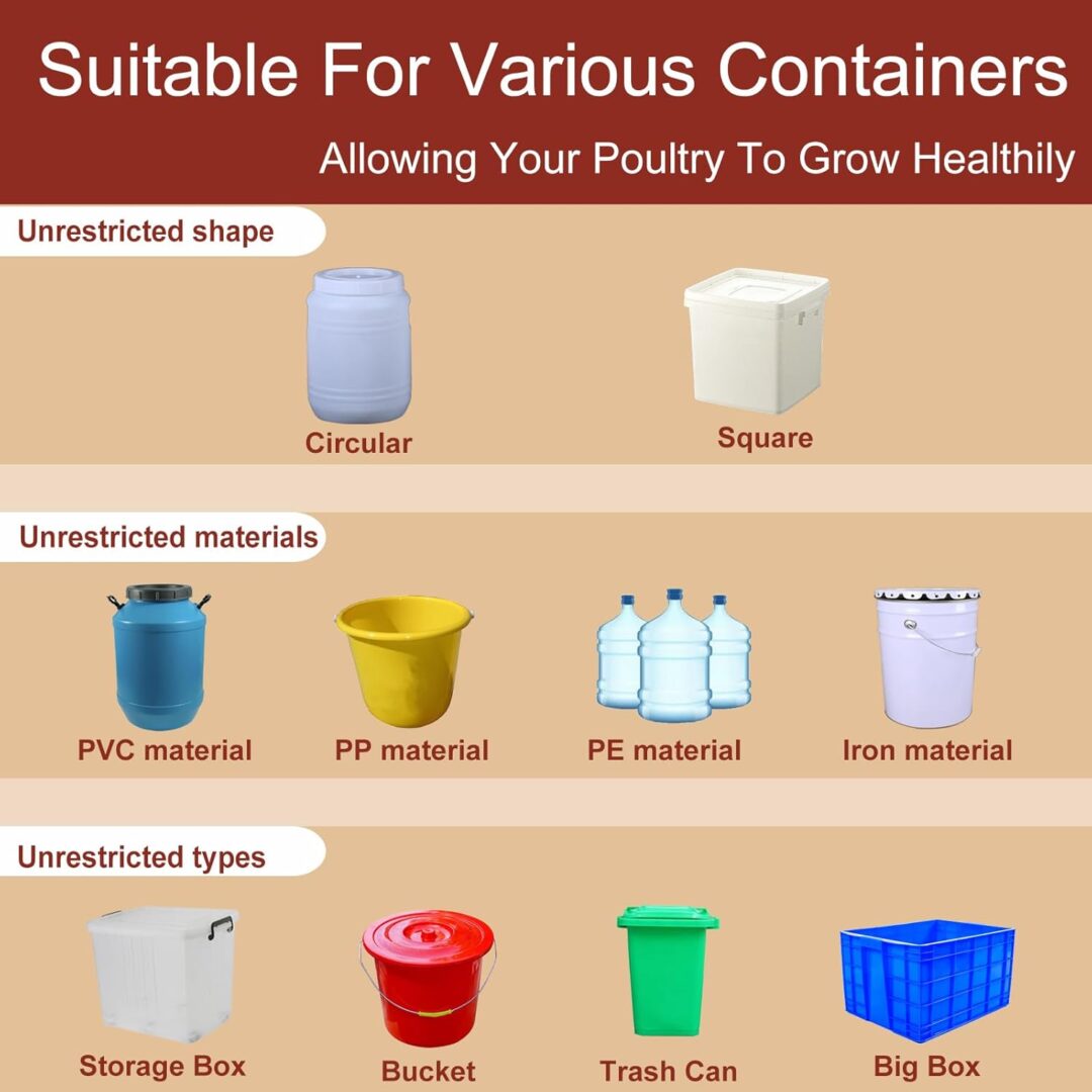 10 Pcs Chicken Waterer - Image 6