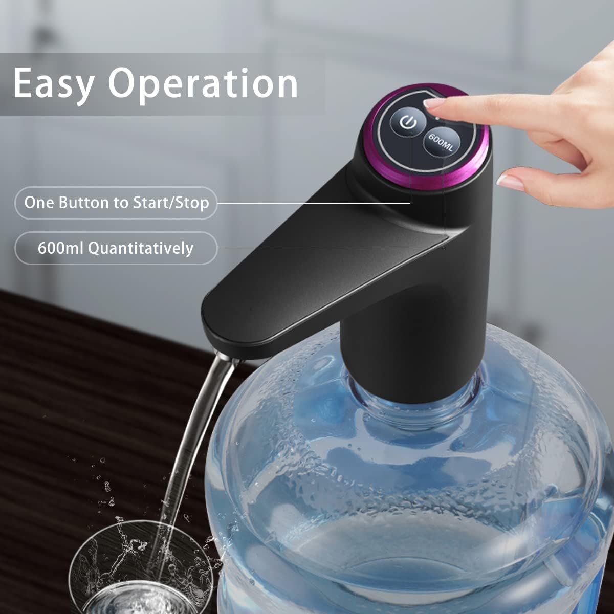 Electric Water Bottle Pump Dispenser - Image 5