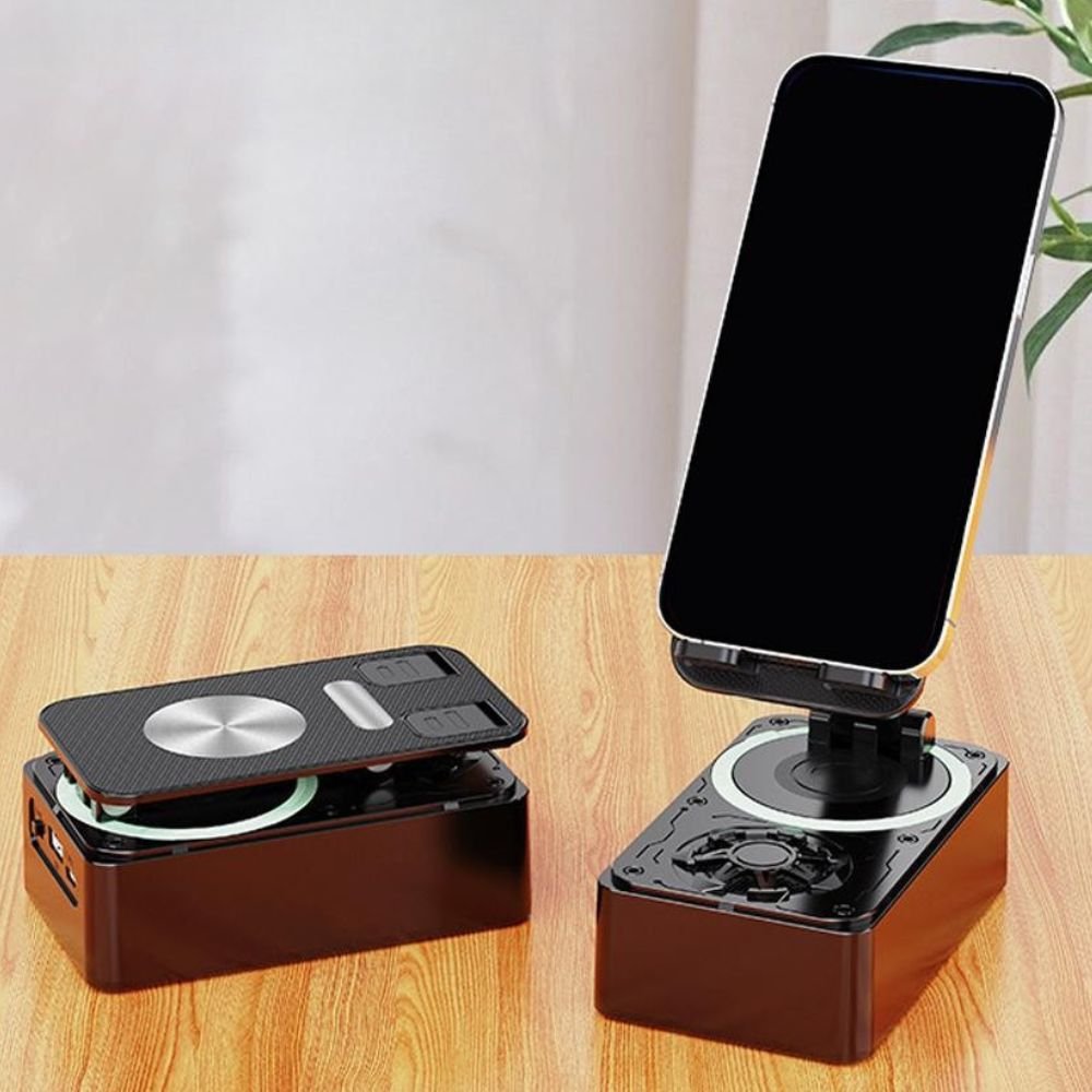 4-in-1 Phone Stand with Bluetooth Speaker - Image 3