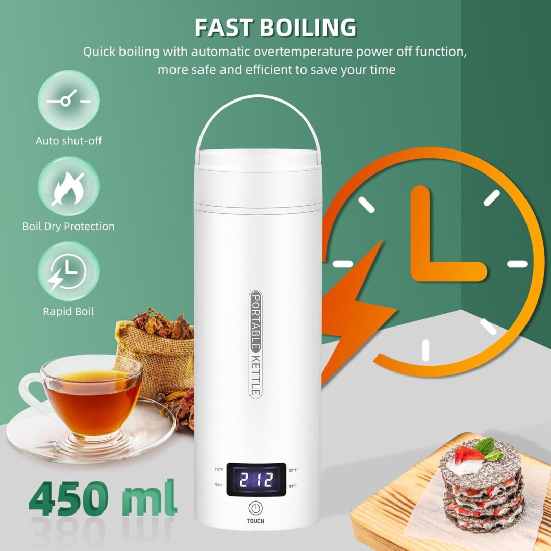 Portable Electric Travel Kettle - Image 7