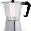 Classic Stovetop Espresso and Coffee Maker, Moka Pot for Italian and Cuban Café Brewing