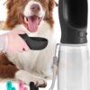 19 oz portable water bottle for dogs