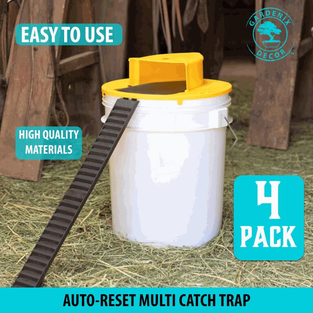 4-Pack Bucket Lid Mouse Trap - Image 4